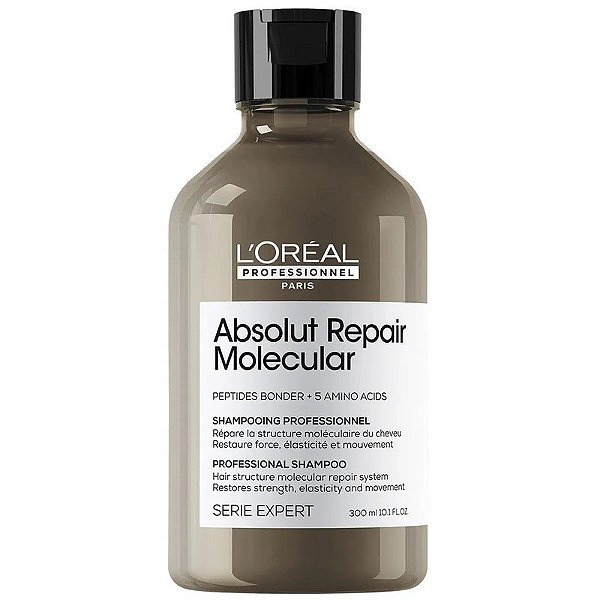 Xampu L'Oréal Serie Expert Absolut Repair Molecular Peptides Bonder - 300mL