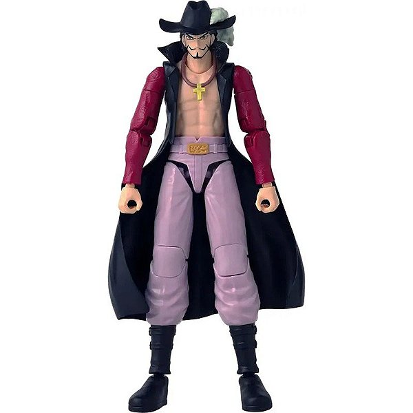 Boneco One Piece Dracule Mihawk Anime Heroes Mega Bandai - 36930-37053