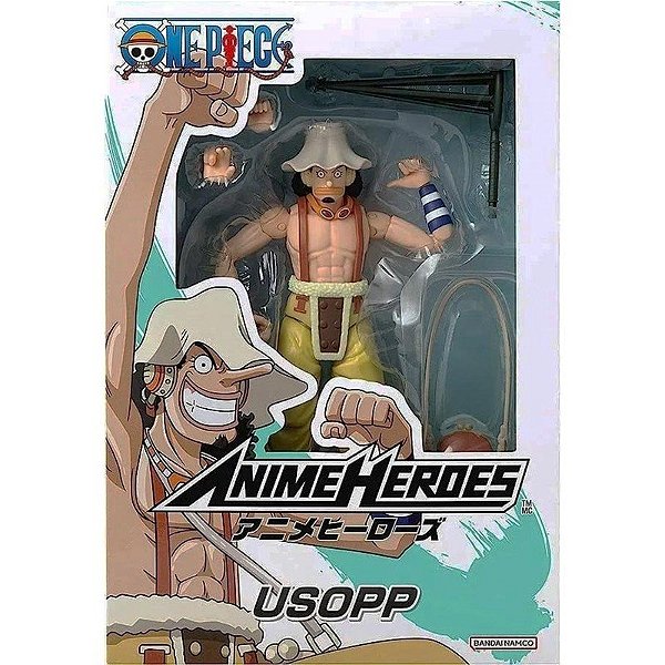 Boneco One Piece Usopp Anime Heroes Bandai - 36930/37005