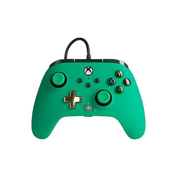 Controle Com Fio Powera Enhanced para Xbox One - Verde Inline (PWA-A-02487)
