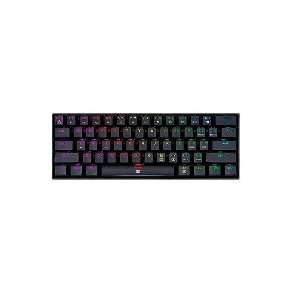 Teclado Gamer Redragon Dragonborn K630RGB Switch Brown - Preto