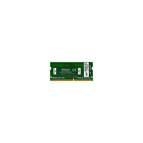 Memória RAM para notebook Macrovip DDR4 4GB 2666MHZ - MV26S19/4