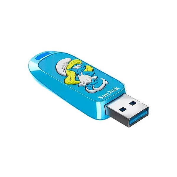 Pendrive Sandisk G46 256GB USB-A Smurfs Azul - Sdczis