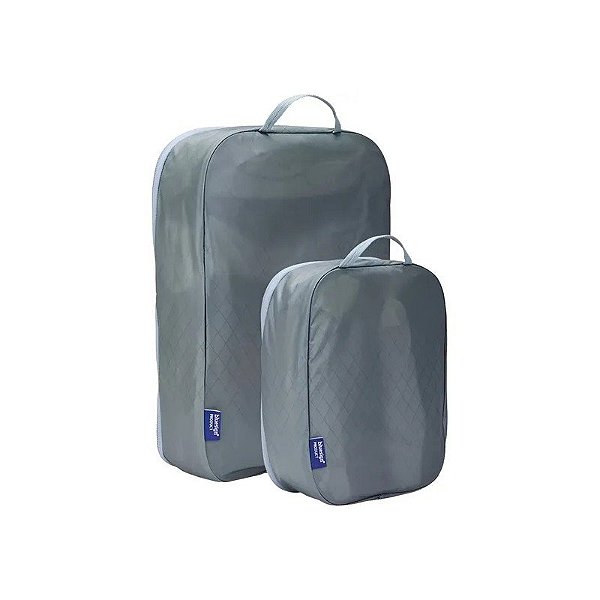 Jogo de Bolsas Organizadoras Thule Packing Cube - Cinza Pond 2 Peças