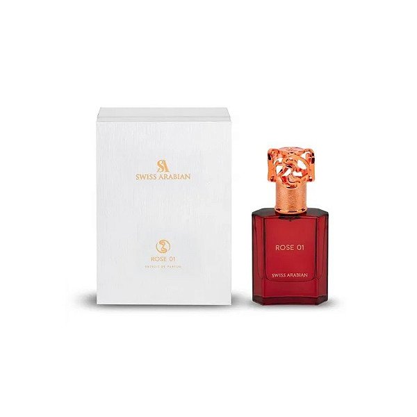 Perfume Swiss Arabian Rose 01 Extrato de Perfume Feminino - 50ML