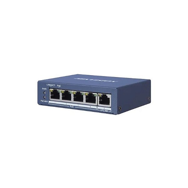 Hub Switch Hikvision 04P 10/100/1000MBPS Poe DS-3E0505P-e
