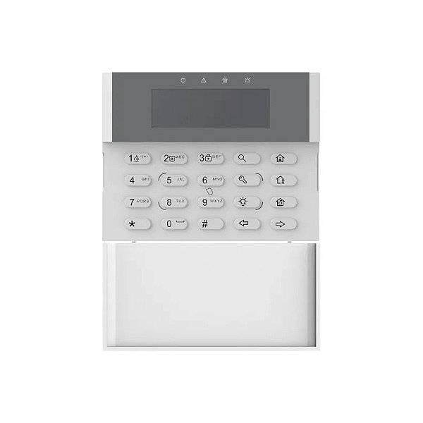 Teclado de Alarme Híbrido Pro LCD Hikvision Ax DS-PK1-LRT-HWB