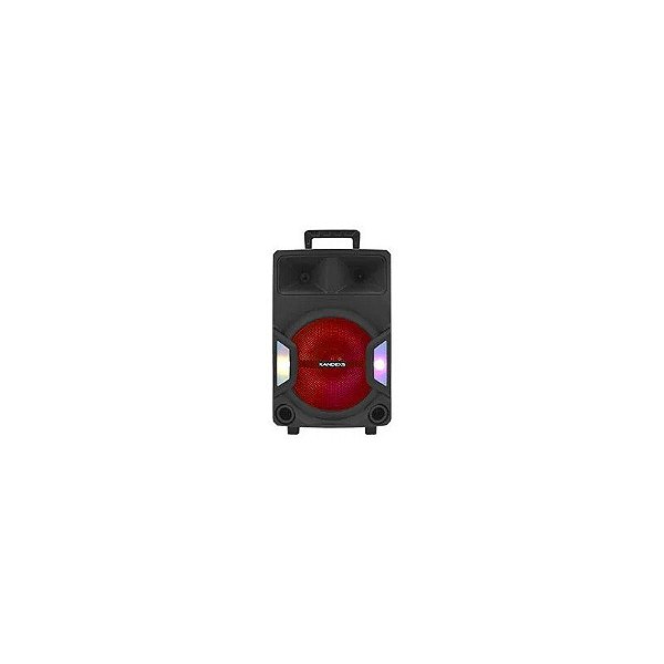 Caixa de Som Kandexs Party YE-1208 12" Bluetooth / Auxiliar / USB / FM / TF / LED - Preto