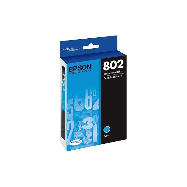 Cartucho de Impressão Epson T802 Ciano (T802220-s) 4720-4730-4734-474