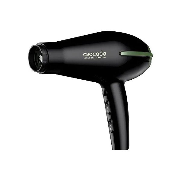 Secador de cabelo Ga.Ma Tempo Avocado 914/3820 2200 W - Preto/Verde