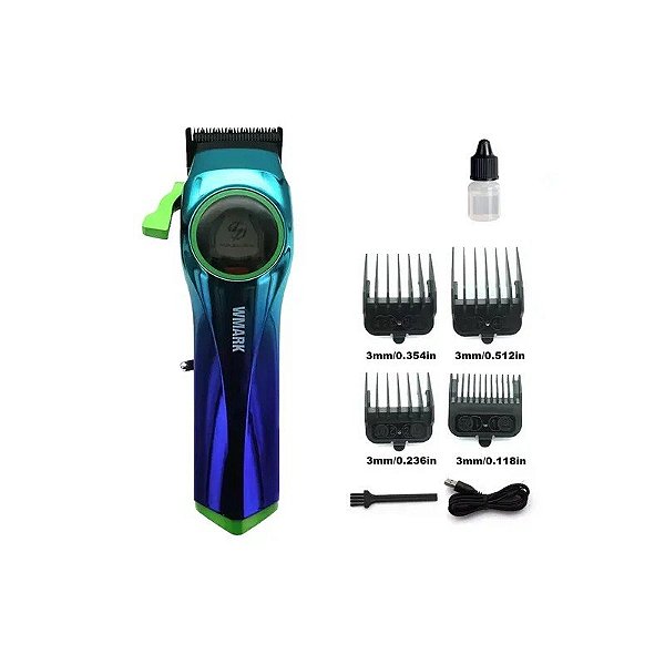 Máquina de Cortar Cabelo Wmark NG-9009 - Recarregável