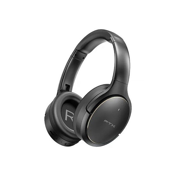 Fone de Ouvido Bluetooth FTX H20-BK Microfone/ANC+ENC/Bluetooth/Touch Preto 124740