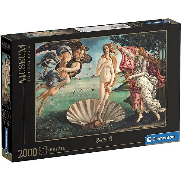 Quebra-cabeça The Birth of Venus Museum Collection Clementoni - 32572 (2000 peças)
