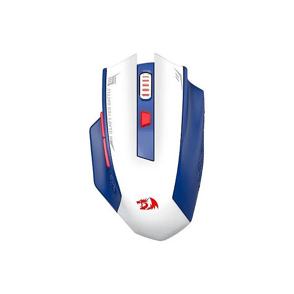 Mouse Redragon Woki M994WBR Branco Azul Sem Fio
