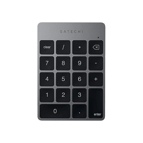 Teclado Numérico Sem Fio Satechi ST-Salkpm Bluetooth - Cinza Escuro