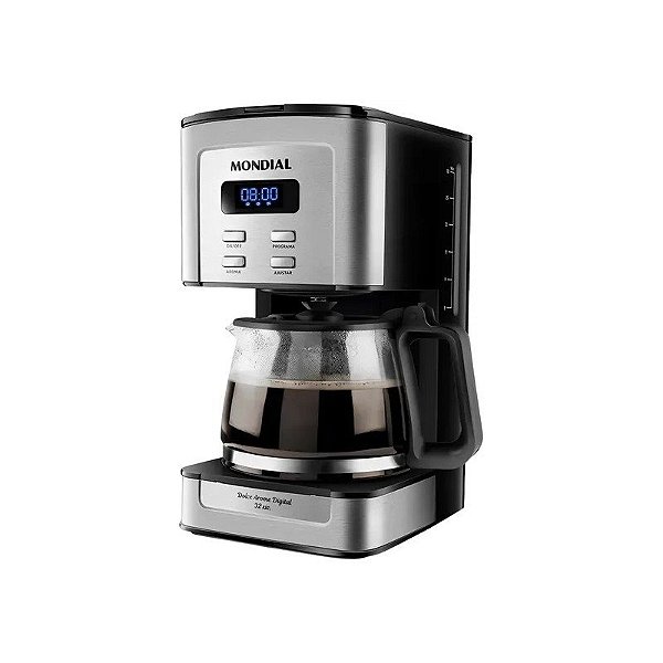 Cafeteira Mondial Dolce Arome 32X C-44-32X-Sdi Digital 220V - Preto/Prata