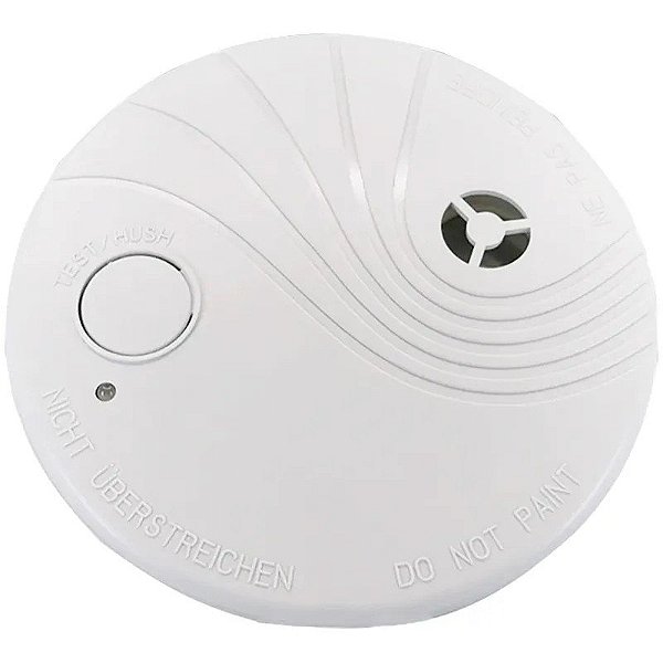 Sensor de Fumaça Hikvision DS-PDSMK-S-WB Wireless Fotelétrico Detector de Fumaça (caixa feia)