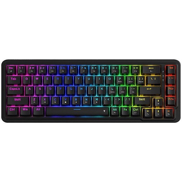Teclado Gamer com Fio Redragon Nova K709-RGB - Preto