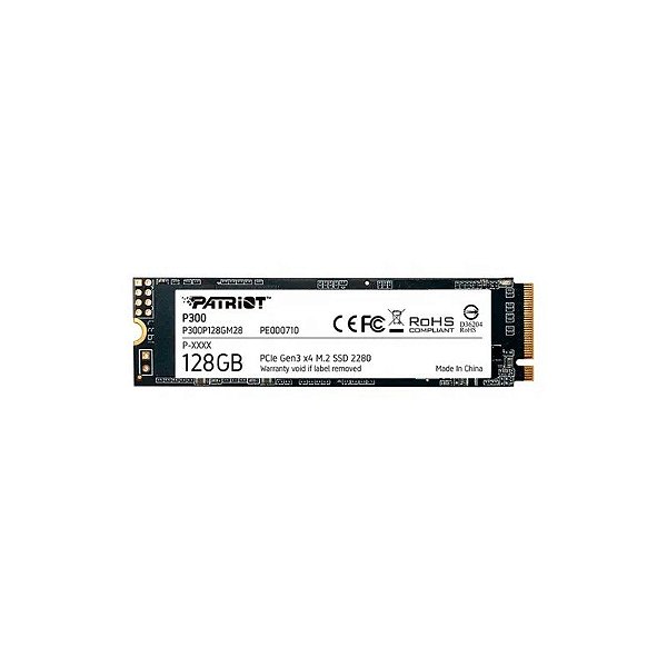 Disco SSD M.2 128GB Nvme Patriot P300P128GM28 2280 2100MBS