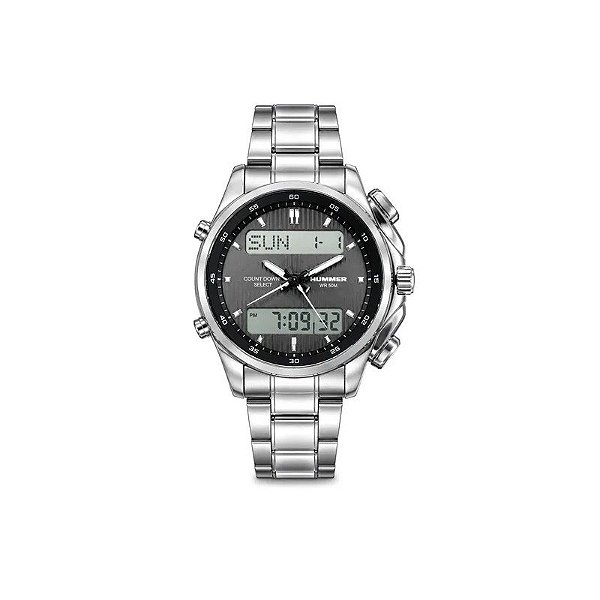 Relógio Masculino Analógico Hummer WH2-224622 Prateado