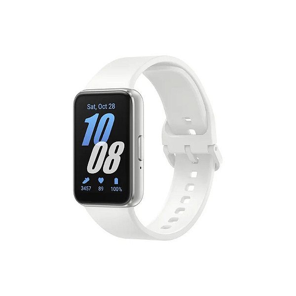 Relógio inteligente Samsung Galaxy Fit 3 SM-R390NZ - Bluetooth - À prova d'água - Prata