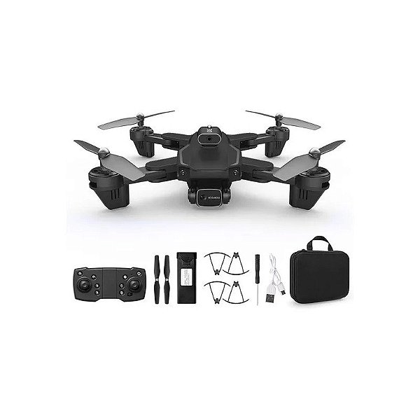 Drone 968 Idades 14+ / GPS HD Câmera Dupla / Preto