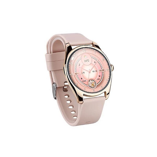Relógio Inteligente Smartfy WCH07G - Bluetooth - Dourado