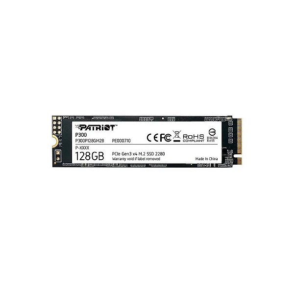 Disco de Estado Sólido M.2 Patriot P300 128GB Nvme PCI-Exp Gen 3 - P300P128GM28