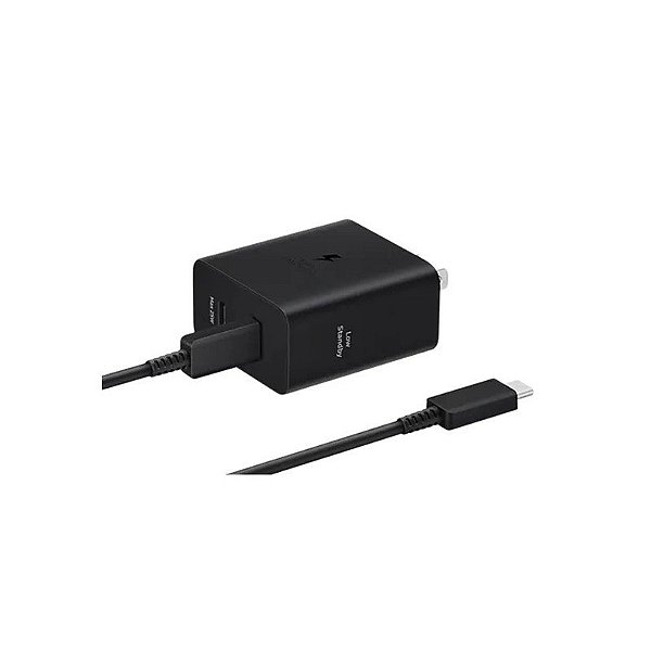 Carregador Samsung Tipo C EP-T5020XBEGCA com Cabo 50W - Preto
