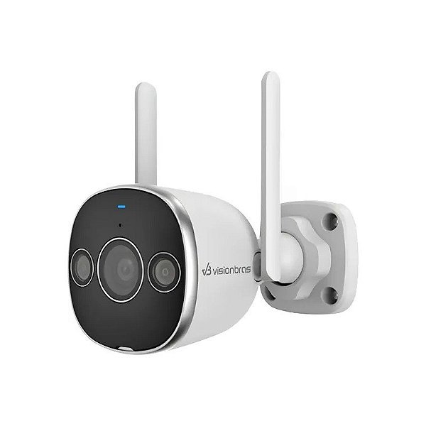 Câmera IP Visionbras Full Color VB-WB30-FC 3MP Wi-Fi - Branca