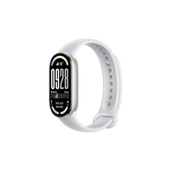 Relógio inteligente Xiaomi Smart Band 10 M2459B1 - Bluetooth - Prata Geleira