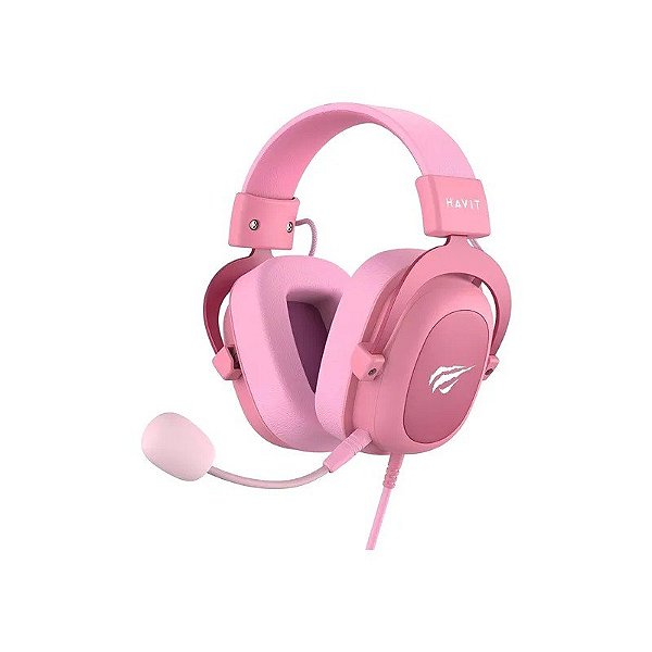 Fone de Ouvido Havit H2002D Gaming 3.5 MM - Pink