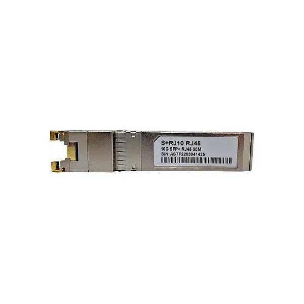 Cabos F. M SFP+ 10G 30M s+RJ45 RJ45 Cobre