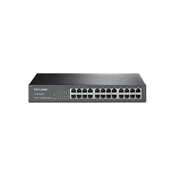 Switch Ethernet TP-Link TL-SF1024D 24 Portas 10/100 MBPS