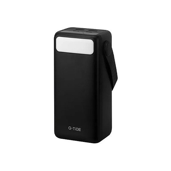 Carregador Portátil G-Tide Poweroasis+ 50000 mAh 2 Saídas USB e USB-C - Preto