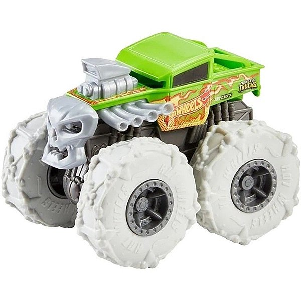Carrinho Monster Trucks Bone Shaker Mattel Hot Wheels GVK38