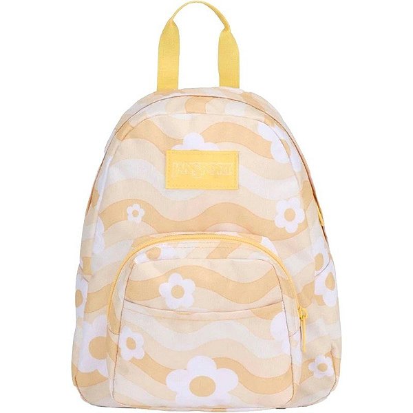 Mochila JanSport Half Pint JS00TDH6GM2 - Flower Power Amarelo