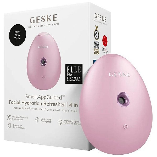 Humidificador Facial GESKE Hydration Refresher 4 en 1 - Pink