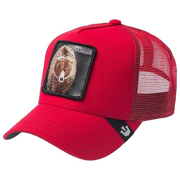 Boné Goorin Bros The Murder Bear 101-1688 - Vermelho
