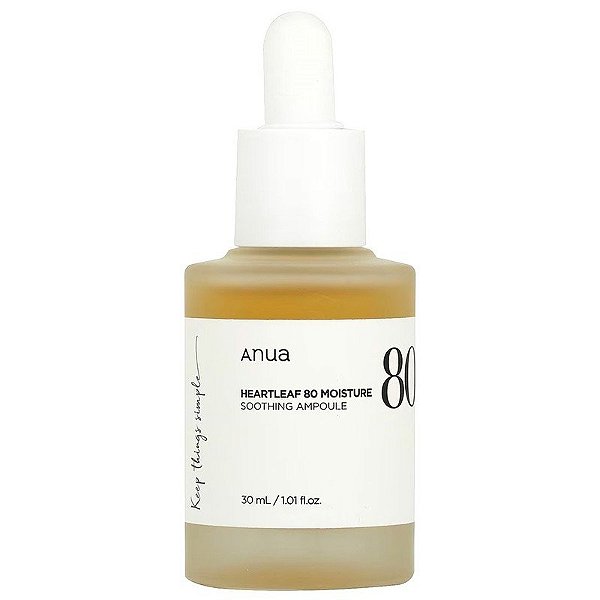 Ampola Facial Calmante Hidratante Anua Heartleaf 80% - 30mL