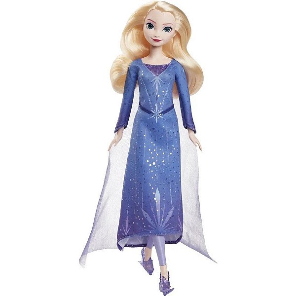 Boneca Elsa Patinando no Gelo Disney Frozen Mattel - JBG53