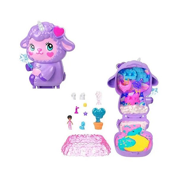 Polly Pocket Mattel Sonho Aconchegante Compacto - JCB15