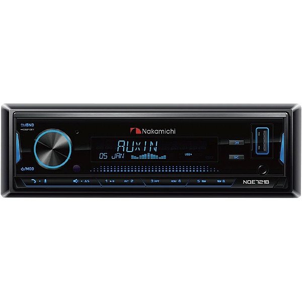 Rádio de Mesa Nakamichi NQE721B AUX/USB/BT/MP3/FM-AM