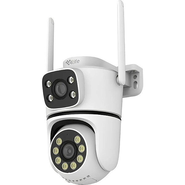 Câmera de Vigilância Smart Wifi 4Life 360 DualVue FLD25X