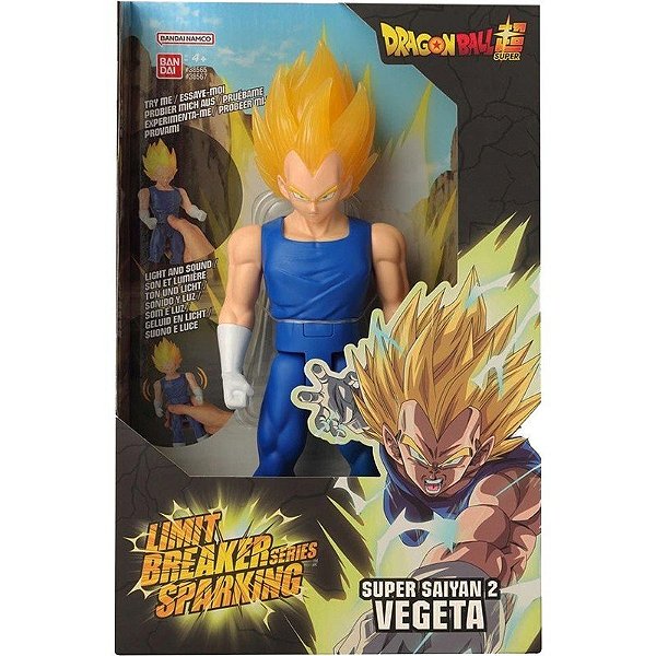 Boneco Vegeta Super Saiyan 2 Dragon Ball Super Limit Breaker Bandai - 338565-38567