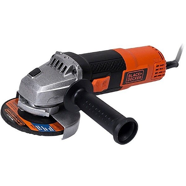 Esmerilhadeira angular Black+Decker 4-1/2" G720N-AR 820W - 220V 50Hz