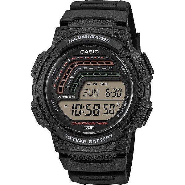 Relógio Casio Digital WS-1800-1AVDF - Masculino