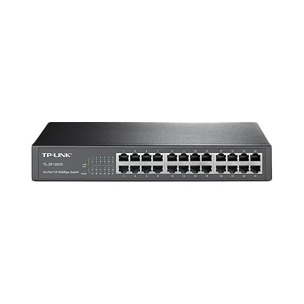 Hub Switch TP-Link TL-SF1024D 24 Portas 10/100Mbps