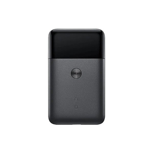 Barbeador Elétrico Xiaomi Portátil de Lâmina Dupla Preto