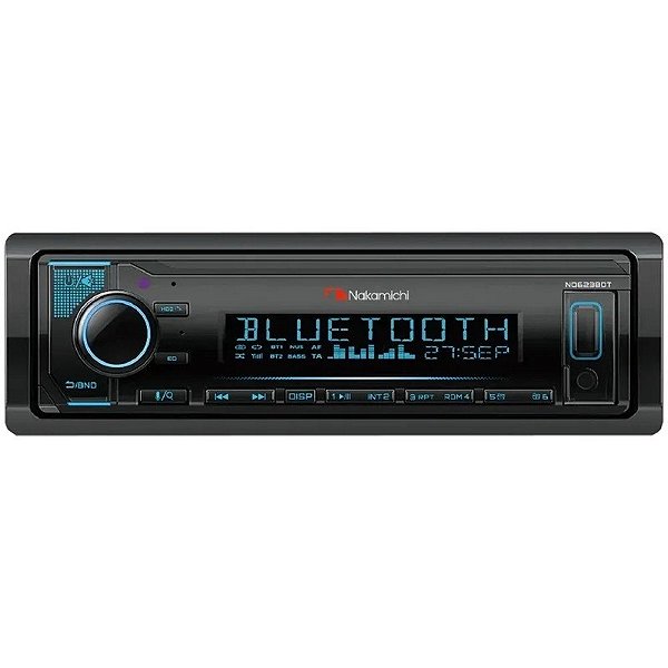 Rádio Relógio Nakamichi NQ623BDT AUX/USB/BT/MP3/FM-AM
